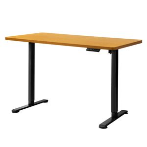 Levede Electric Standing Desk 120x60cm Memory Lift for Home Office Oak