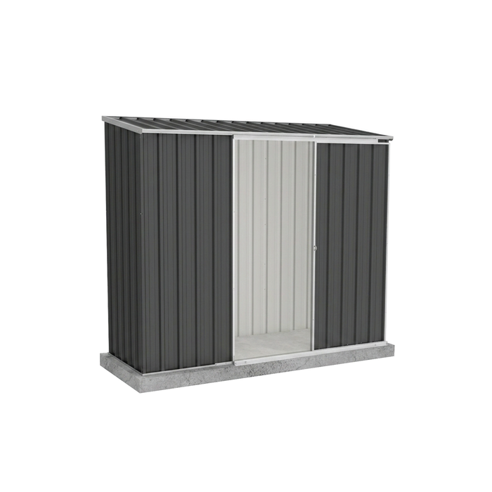 Absco Sheds 2.26 x 0.78 x 1.95m Monument Ezislider Single Sliding Door Garden Shed