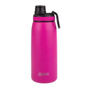 Oasis Stainless Steel Insulated Sports Bottle w/ Screw Cap 780ml Fuchsia