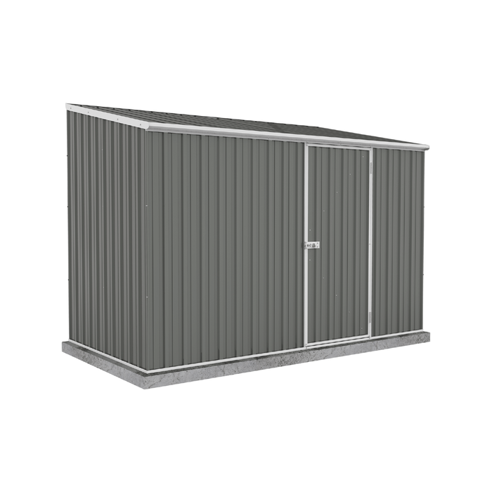 Absco Sheds 3.0 x 1.52 x 2.08m Woodland Grey Space Saver Single Door Garden Shed