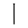 Adoored 40x710mm Adjustable Round Black Metal Furniture Leg