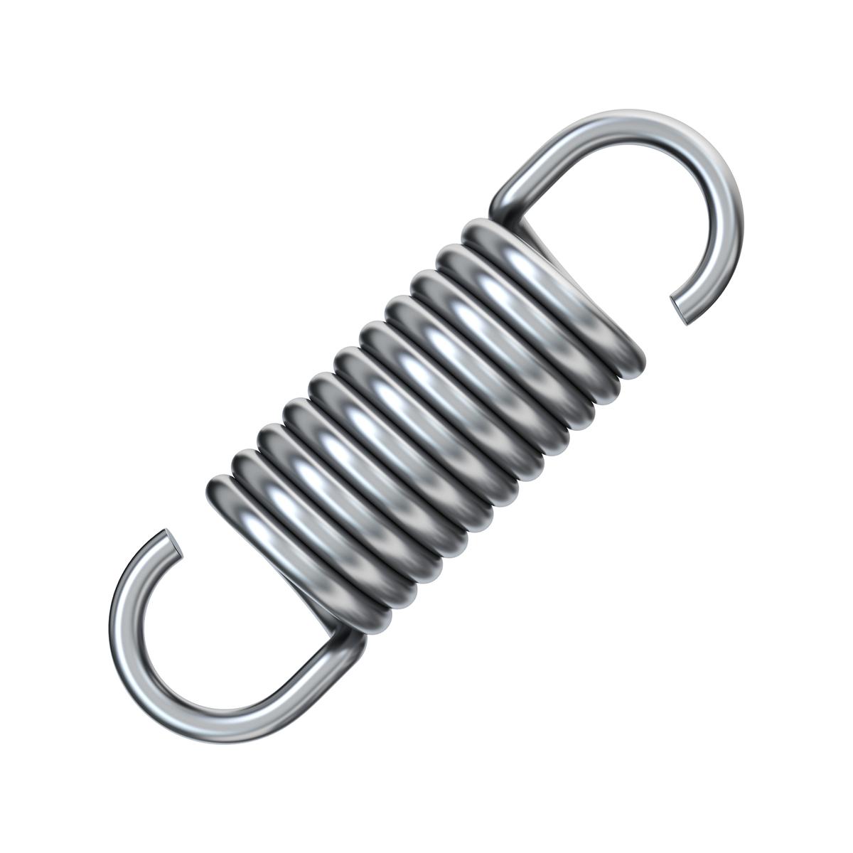 Century Spring Corp 19 x 66.7 x 2.7mm Extension Spring - 2 Pack ...