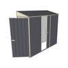 Build-a-Shed 0.8 x 2.3 x 2m Skillion Hinged Door Shed with Single Sliding Door - Grey