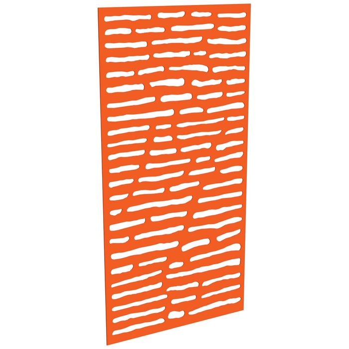 ProtectorAl 300-1200w x 1201-2400h Orange/Gloss White Slate Unframed Composite Deco Panel