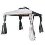 Marquee 3 x 3m Venice Grey Semi Permanent Gazebo
