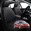 Car Seat Cover for Kia Rio 2012 - 2016 (UB) - Black-Front Only