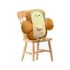 SOGA Smiley Face Toast Bread Cushion Back Support Pillow