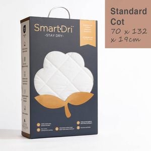 Living Textiles Smart-Dri Waterproof Mattress Protector - Standard Cot
