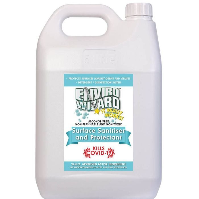 Enzyme Wizard Surface Sanitiser & Protectant   - 5l