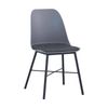 Modern Furniture LAXMI Dining Chair 83x45cm- Grey & Black