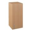 Flatpax Utility 300mm Woodgrain 1 Door Wall Cupboard