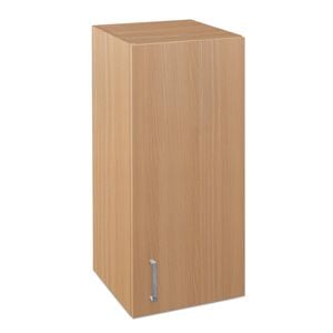 Flatpax Utility 300mm Woodgrain 1 Door Wall Cupboard