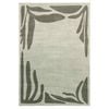 Loopsie-290cm X 190cm-kanarsi Tonal Green Botanical Border Washable Rug