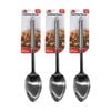3PK Culinary Kitchen Stainless Steel Cooking Spoon W/ Hanging Holes Utensil 36cm
