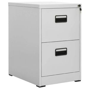 vidaXL Filing Cabinet Light Grey 46x62x72.5 cm
