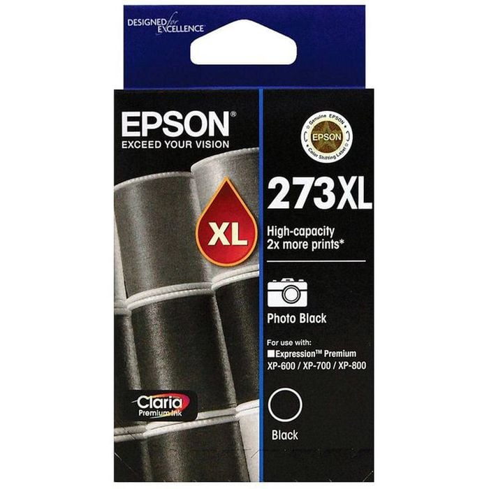 Epson GENUINE Epson 273XL Photo Black Ink Cartridge High Capacity Claria T275192