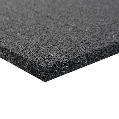 Ultimate Flooring 1 x 1m x 10mm Black Home Gym Tile Bunnings Australia