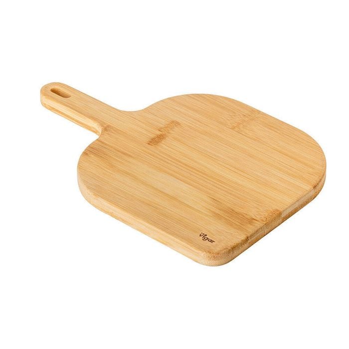 Vigar Becco Bamboo Serving Snack Cheese Board W/ Handle Medium
