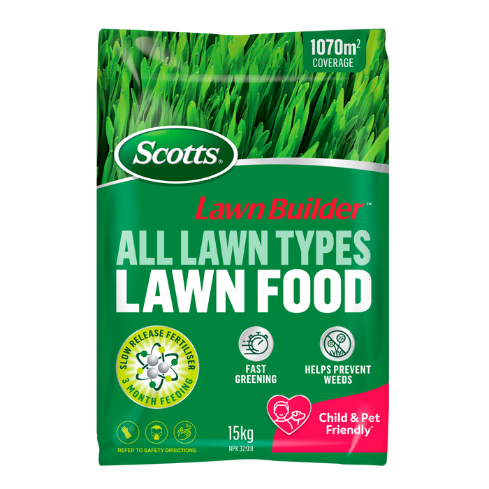 Scotts Lawn Builder 15kg All Lawn Types Lawn Food