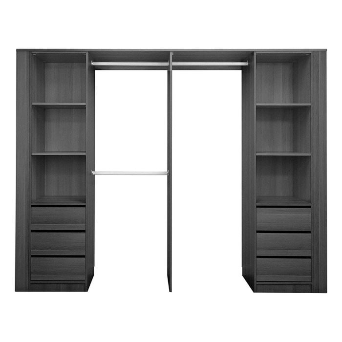 Lugna 2100 - 2400mm Storm Package 6 Built in Wardrobe Package