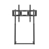 P&P Black 32–100" Flat Screen Floor Stand with Space-Saving Contemporary Base