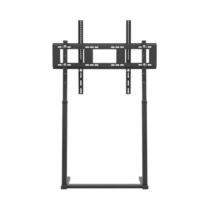 P&P Black 32–100" Flat Screen Floor Stand with Space-Saving Contemporary Base
