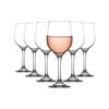 LAV 12 Piece Fame Red Wine Glasses Set - Classic Stemware Goblets - 395ml