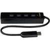Startech.com 4 Port Portable Superspeed Usb 3.0 Hub With Built-in Cable - 5gbps