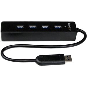 Startech.com 4 Port Portable Superspeed Usb 3.0 Hub With Built-in Cable - 5gbps