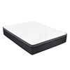 Ufurniture 32CM Queen Mattress 7 Zone Euro Top Pocket Springs Memory Foam Medium Firm Bed Mattresses White & Grey