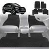 6D Diamond Car Floor Mats for Renault KOLEOS 2016-Current-Full Set-Black-Outback GT