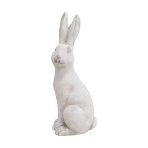 Lvd Hare Decorative Cement Animal Statue Indoor/outdoor Decor 31x12.5x10cm