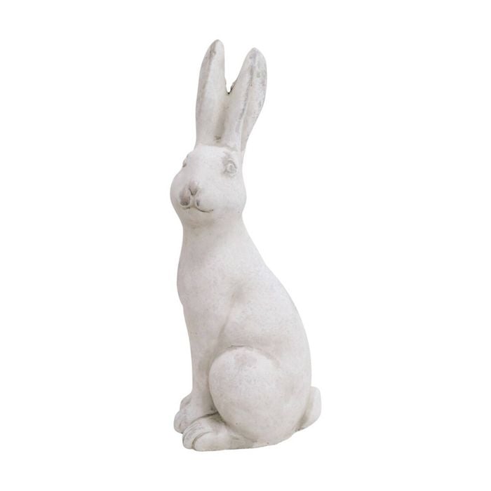 Lvd Hare Decorative Cement Animal Statue Indoor/outdoor Decor 31x12.5x10cm