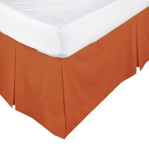 Bloomington Box Pleated Valance Chestnut King Single