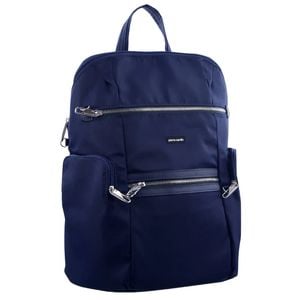 Pierre Cardin Nylon Anti-Theft High Quality Backpack 29.5x17x37cm - Navy