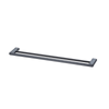 Oliveri 650mm Matte Black Madrid Double Towel Rail