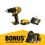 DeWALT 18V 5Ah XR Li-Ion Brushless Hammer Drill Driver Kit