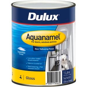 Dulux 1L Enamel Paint Aquanamel Gloss Ultra Deep