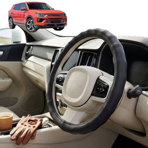 Australian Goose Steering Wheel Cover for KGM SsangYong Korando 2019 - Current (C300) Circle Black