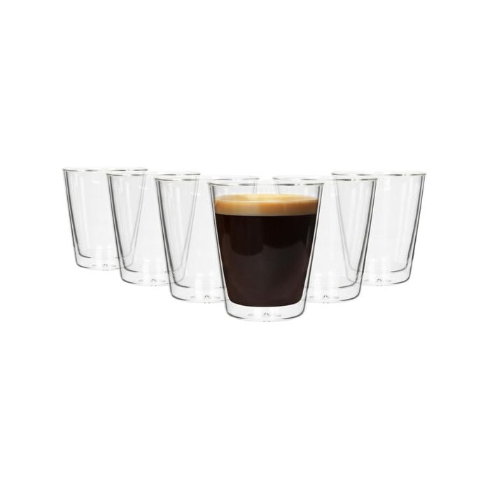 Rink Drink Double-Walled Glasses Set - 200ml - Pack of 6