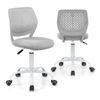 Costway Swivel Computer Desk Chair Ergonomic Office Mesh Chair Grey