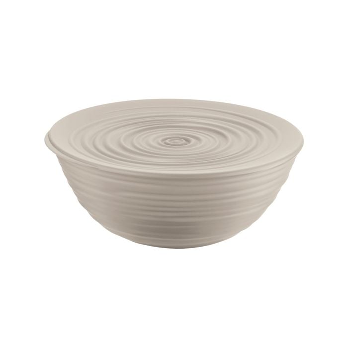 Guzzini Earth Tierra 3.1L/25cm Bowl w/ Lid Large - Taupe