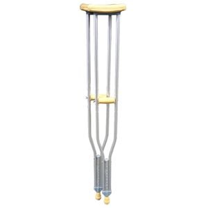 Livingstone Underarm Crutches Aluminium Adjustable 134-154cm 2 Pack