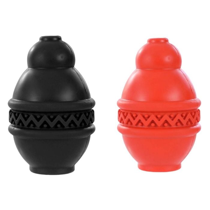 2 x Dura Dog Puppy Chew Rubber Tumbler Dental Hygiene Treat Holder Play Toy