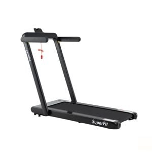 Costway 3-in-1 Folding Treadmill W/handle Bars & Smart App 3hp Under Desk Walking Pad Treadmill Silver