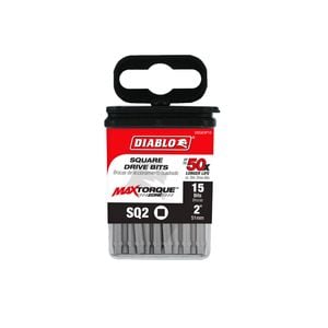 Diablo Power Bit SQ2 2" 15 Pack