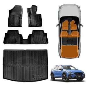 3D Boot Liner Cargo Floor Mats Carpet for Subaru Crosstrek 2023-Onwards Heavy Duty Car Mats Cover