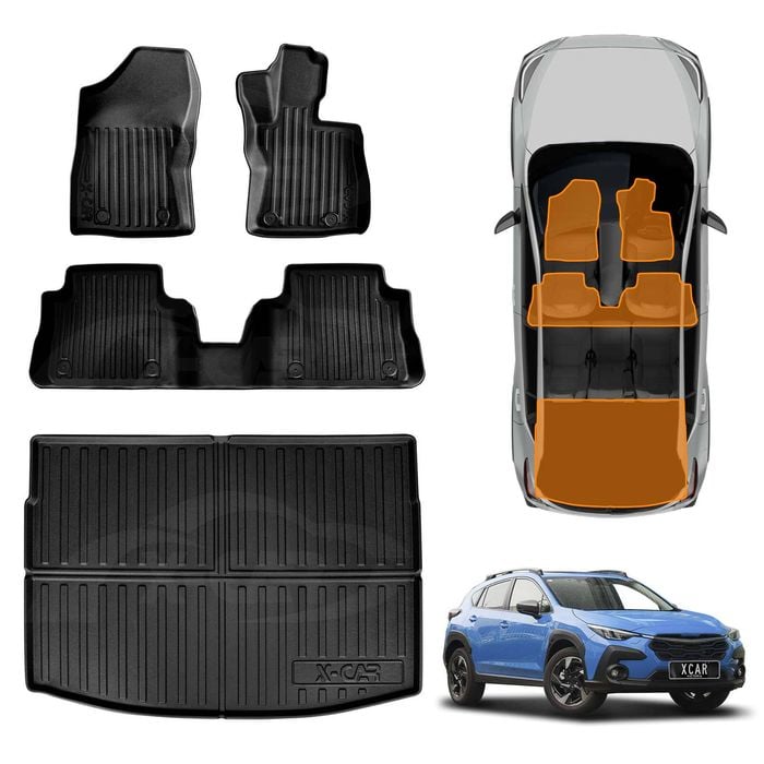 3D Boot Liner Cargo Floor Mats Carpet for Subaru Crosstrek 2023-Onwards Heavy Duty Car Mats Cover