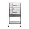 Yes4pets 135cm Bird Cage Parrot Aviary Pet Stand-alone Budgie Perch Castor Wheels