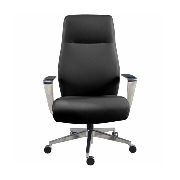 Lorell Executive Conference Polyurethane High-back Chair Black